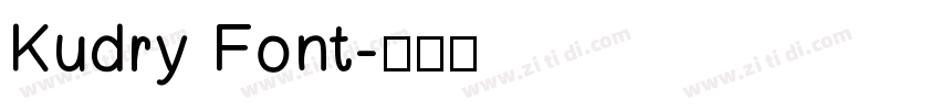 Kudry Font字体转换